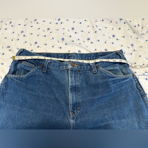 Dickies  Men's Size 36x32 Blue Denim Workwear Jeans 100% Cotton. - Picture 3 of 12